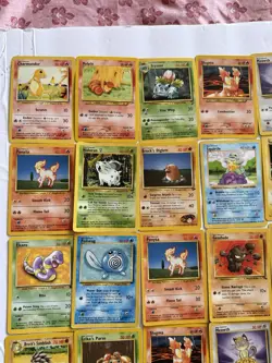 Vintage Pokemon Cards Lot Of 50 Base Regular Set 1999 Original Owner - Image 1