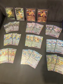 Pokemon TCG Japanese 100 Deck Lot including SARs, EXs & ARs. 65 cards Total. - Image 1