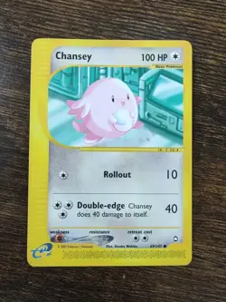 Aquapolis Chansey 69/147 Pokemon Card NM - Image 1