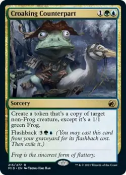 Croaking Counterpart - Light Play MTG Innistrad: Midnight Hunt - Image 1