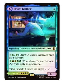 Bruce Banner // The Incredible Hulk - Foil Marvel Super Heroes - Image 1