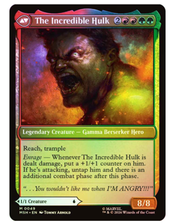 Bruce Banner // The Incredible Hulk - Foil Marvel Super Heroes - Image 2