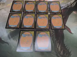 10X Final Fantasy Chocobo Track Foil Lands Japanese MtG Magic the Gathering - Image 2