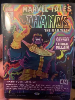 Thanos, Mad Titan Poster Foil Marvel Heroes MTG - Image 1