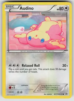 Audino RC17/RC25 Holo Legendary Treasures: Radiant Collection Pokemon Holo LP - Image 1