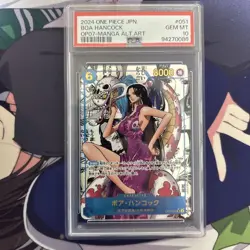 PSA10 Boa Hancock OP07 051 Super Parallel One Piece Manga Art Card Rare - Image 1