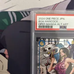 PSA10 Boa Hancock OP07 051 Super Parallel One Piece Manga Art Card Rare - Image 2