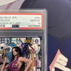 PSA10 Boa Hancock OP07 051 Super Parallel One Piece Manga Art Card Rare - Image 3