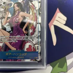 PSA10 Boa Hancock OP07 051 Super Parallel One Piece Manga Art Card Rare - Image 5