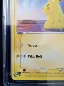 Pikachu Pokemon 2003 Ex Sandstorm 72/100 Cgc 9 - Image 5