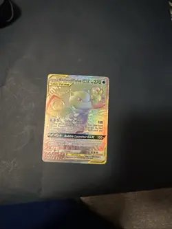 Pokemon GX Tag Team Rainbow Cosmic Eclipse Blastoise and Piplup 253/236 - Image 1
