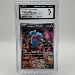 Team Rocket's Wobbuffet 203 Scarlet & Violet Promo - CGC Mint 9 - Pokemon TCG - Image 1