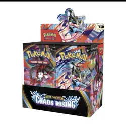 Pokemon Chaos Rising Booster Box Factory Sealed (In Hand) - Image 1