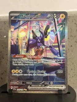 Pokemon TCG Miraidon ex 244/198 SV01 Scarlet & Violet SIR Holo English 220 HP - Image 1