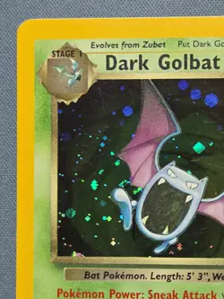 Pokemon TCG Team Rocket Dark Golbat 7/82 Holo - Image 2
