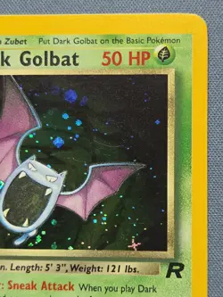 Pokemon TCG Team Rocket Dark Golbat 7/82 Holo - Image 3