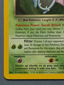 Pokemon TCG Team Rocket Dark Golbat 7/82 Holo - Image 5