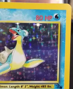 [M*] Read! English Lapras 10/62 Fossil Holo Rare Basic Unlimited 1999 Pokemon - Image 4