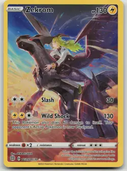 Zekrom TG05/TG30 Brilliant Stars Trainer Gallery Holo Ultra Rare, NM - Image 1