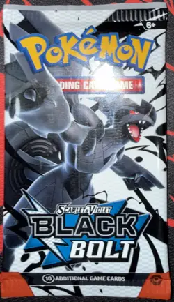 Pokemon TCG Scarlet & Violet Black Bolt Booster Pack Factory Sealed New - Image 3