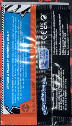 Pokemon TCG Scarlet & Violet Black Bolt Booster Pack Factory Sealed New - Image 5