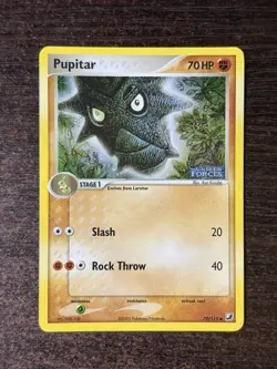 Pokemon TCG “Pupitar” 70/115 EX Unseen Forces Holo Stamped - Image 2