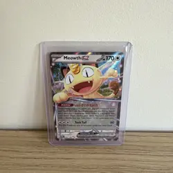 Pokemon TCG Meowth ex 062/088 Paldean Fates Holo Double Rare English 2024 170HP - Image 1