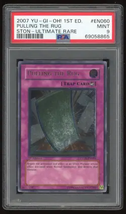 PULLING the RUG 2007 YUGIOH STRIKE NEOS of STON-EN060 1st Edition ULTIMATE PSA 9 - Image 1