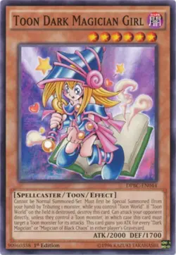1x (HP) Toon Dark Magician Girl - DPBC-EN044 - Common - 1st Edition YuGiOh - Image 1