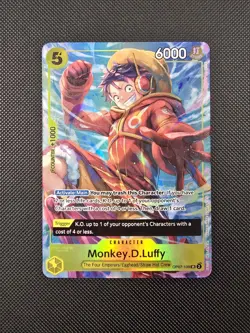 Namco One Piece CCG Monkey D. Luffy OP07-109 SR Parallel Foil EN - Image 1