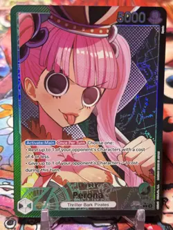 PERONA - One Piece OP06-021 - AAL Alt Art Leader - Wings of the Captain - Image 1