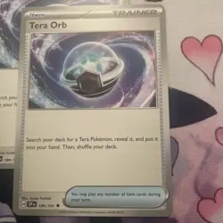 Tera Orb 189/191 x4 4x Pokemon Card 2024 Surging Sparks Playset - Image 2