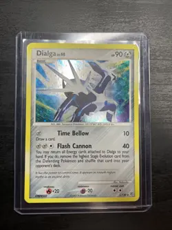 Dialga 1/130 Holo Rare Diamond and Pearl Pokemon Card - Image 1