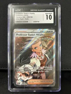 Professor Sadas Vitality Paradox Rift Holo Ultra Rare Card 239/182 Pokemon TCG - Image 1