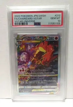 Charizard VSTAR SAR PSA 10 Japanese Pokemon Card S12a VSTAR Universe 212 172 - Image 1