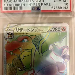 Charizard VSTAR HR PSA 10 Japanese Pokemon Card Star Birth Rainbow Rare Holo - Image 3
