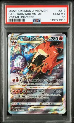 Charizard VSTAR SAR PSA 10 Japanese Pokemon Card S12a VSTAR Universe 212 172 - Image 1
