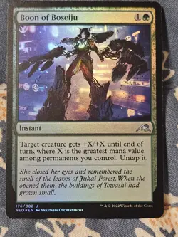 Boon of Boseiju FOIL (176/606) Kamigawa Neon Dynasty MTG Magic - Image 1