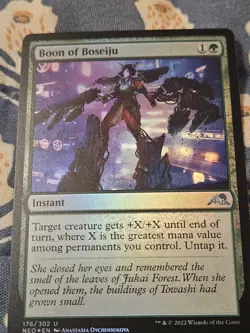 Boon of Boseiju FOIL (176/606) Kamigawa Neon Dynasty MTG Magic - Image 3