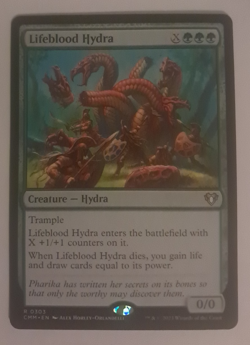Lifeblood Hydra NM/M Magic the Gathering Commander Masters MTG - Image 1