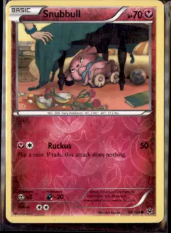 Pokemon Snubbull 68/124 Fates Collide Reverse Holo - Image 1