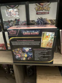 Pokemon Center Chaos Rising Elite Trainer Box ETB Sealed Exclusive - Image 3