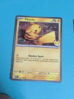 Pokemon TCG Pikachu 051/162 Stamped Cosmos Holo Pokemon Day 2026 Promo MINT/NM - Image 1