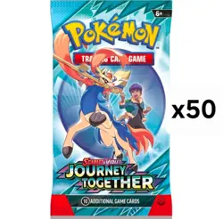 Pokemon TCG: Scarlet and Violet Journey Together x50 Booster Pack Lot Sealed - Image 2