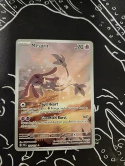 Pokemon TCG - Mesprit - 204/191 SV08: Surging Sparks Holo Illustration Rare NM - Image 2