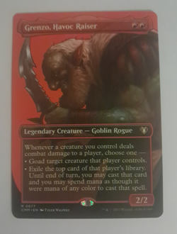 Grenzo, Havoc Raiser Borderless NM/M Magic the Gathering Commander Masters MTG - Image 1