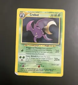 Pokemon TCG Neo Revelation Crobat 04/64 Holo Rare Unlimited Edition English - Image 1
