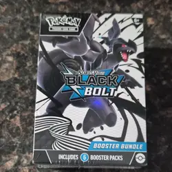 Pokemon TCG Black Bolt Booster Bundle Box English 6 Packs - Image 1