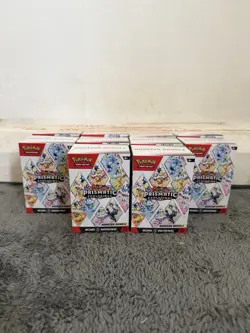 Pokemon TCG Prismatic Evolutions Booster Bundle SEALED x9 - Image 1