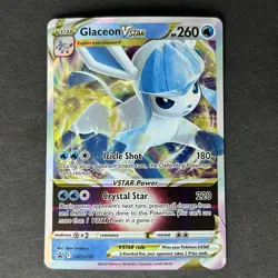 Pokemon Glaceon Vstar Sword & Shield Black Star Promo #SWSH197 - Image 1